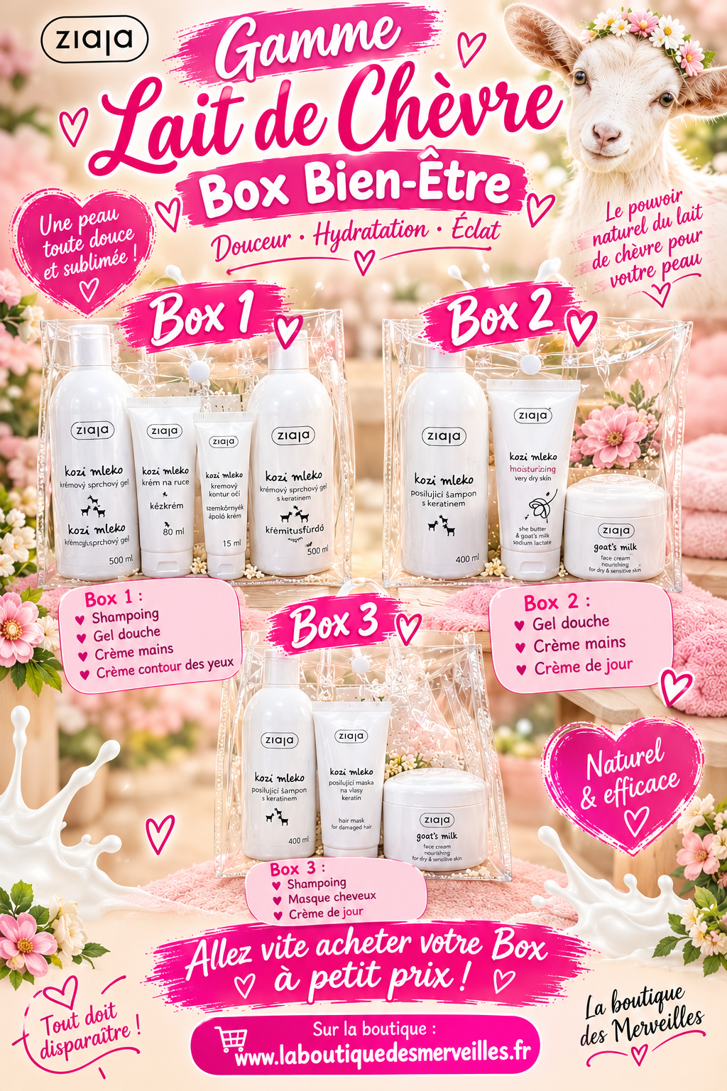 Box Lait de chèvre